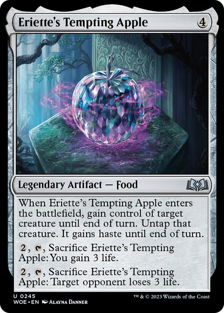 Eriette's Tempting Apple [Wilds of Eldraine] | Card Merchant Takapuna