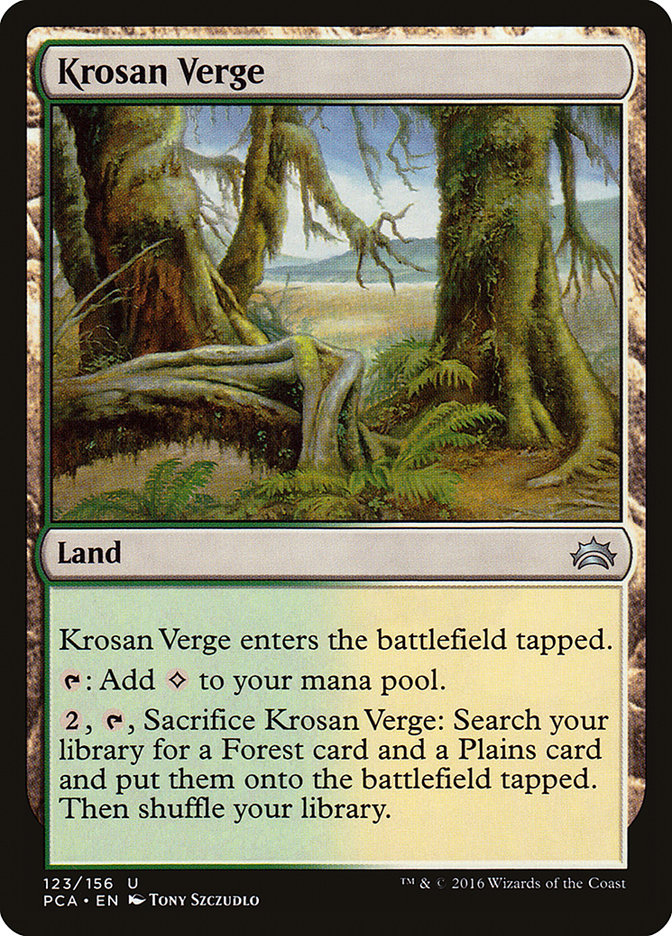 Krosan Verge [Planechase Anthology] | Card Merchant Takapuna