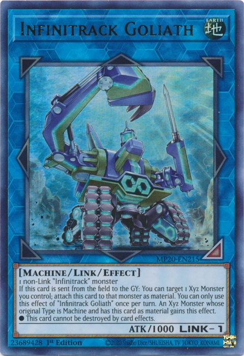 Infinitrack Goliath [MP20-EN215] Ultra Rare | Card Merchant Takapuna