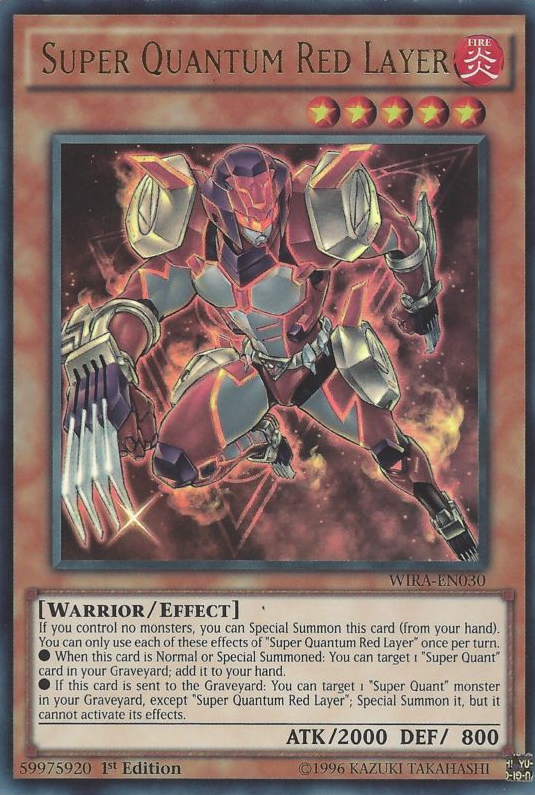 Super Quantum Red Layer [WIRA-EN030] Ultra Rare | Card Merchant Takapuna