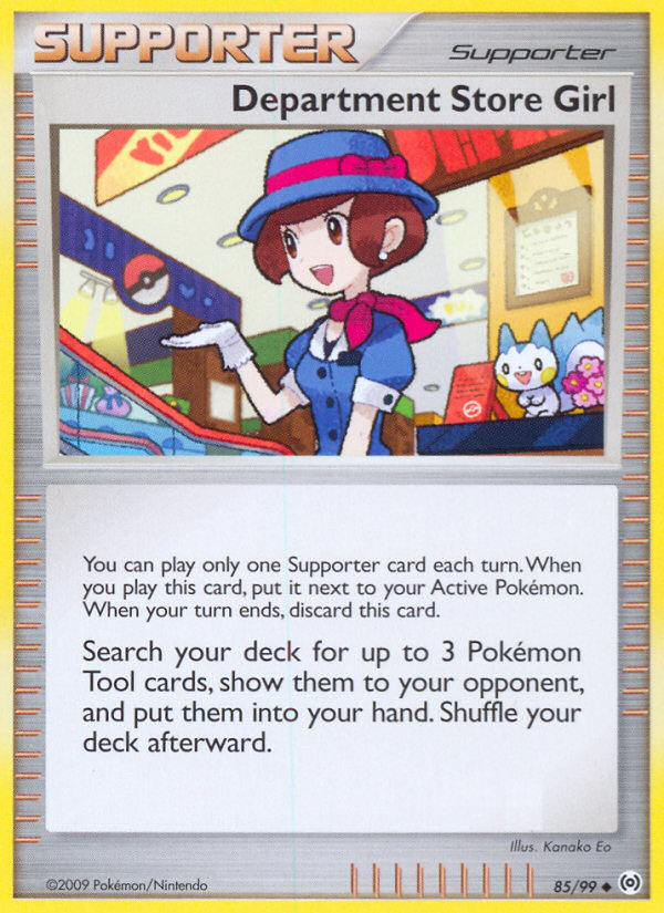 Department Store Girl (85/99) [Platinum: Arceus] | Card Merchant Takapuna