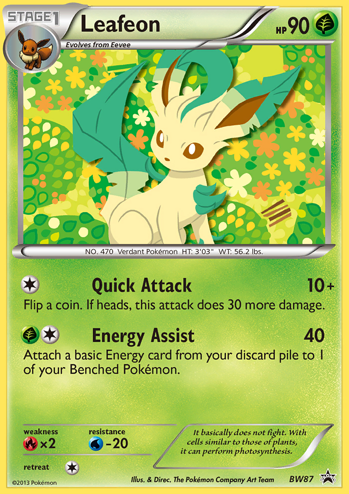 Leafeon (BW87) [Black & White: Black Star Promos] | Card Merchant Takapuna