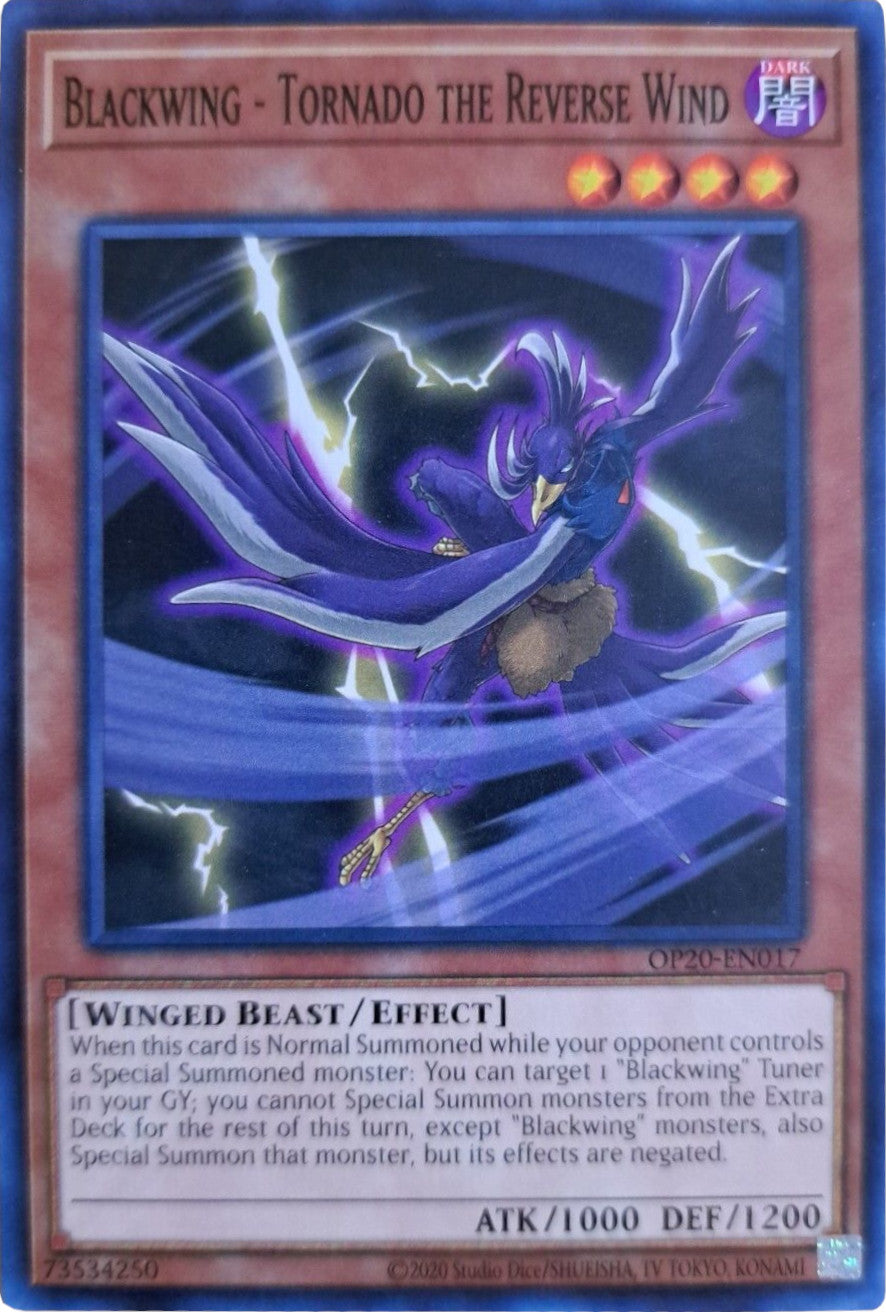 Blackwing - Tornado the Reverse Wind [OP20-EN017] Common | Card Merchant Takapuna