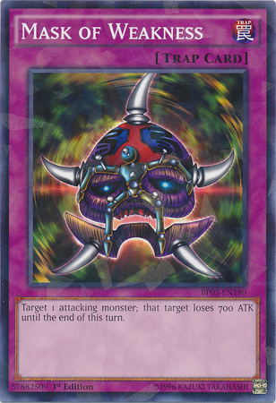 Mask of Weakness [BP03-EN190] Shatterfoil Rare | Card Merchant Takapuna