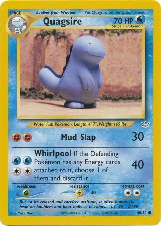 Quagsire (48/64) [Neo Revelation Unlimited] | Card Merchant Takapuna