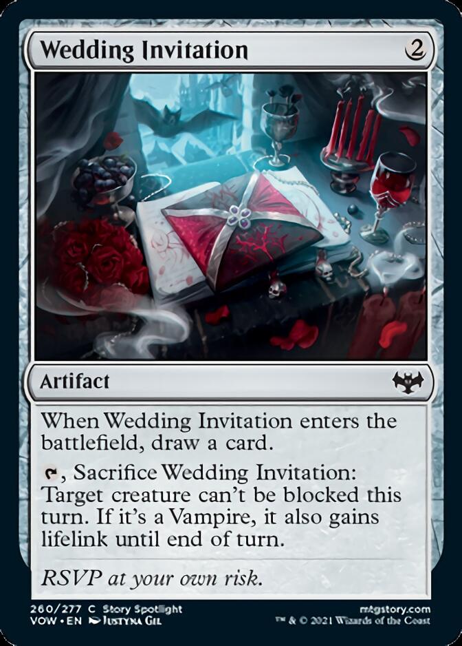 Wedding Invitation [Innistrad: Crimson Vow] | Card Merchant Takapuna