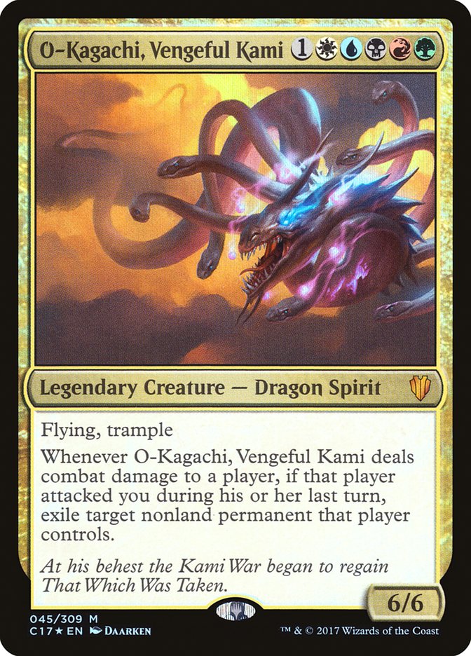 O-Kagachi, Vengeful Kami [Commander 2017] | Card Merchant Takapuna