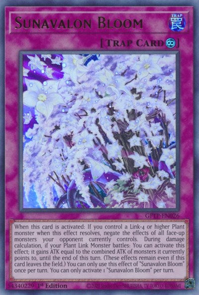 Sunavalon Bloom [GFTP-EN026] Ultra Rare | Card Merchant Takapuna