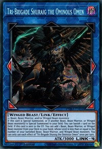 Tri-Brigade Shuraig the Ominous Omen [PHRA-EN048] Secret Rare | Card Merchant Takapuna