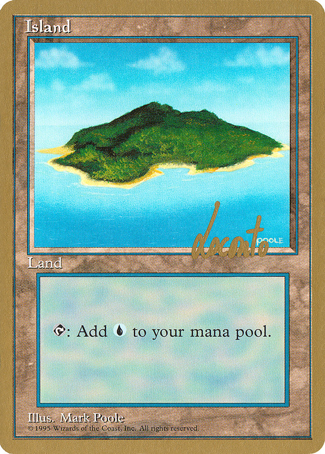 Island (ml367) (Michael Loconto) [Pro Tour Collector Set] | Card Merchant Takapuna