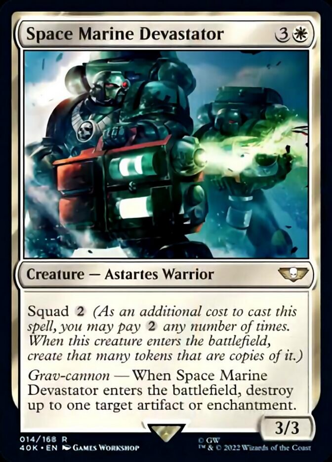 Space Marine Devastator [Warhammer 40,000] | Card Merchant Takapuna