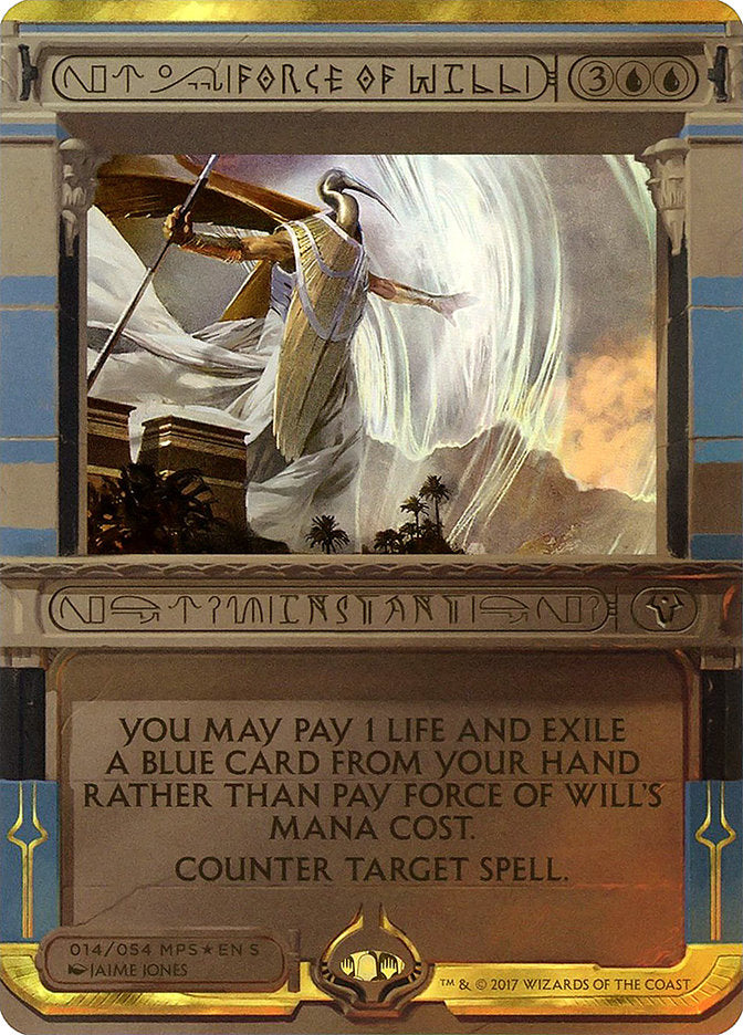 Force of Will (Invocation) [Amonkhet Invocations] | Card Merchant Takapuna