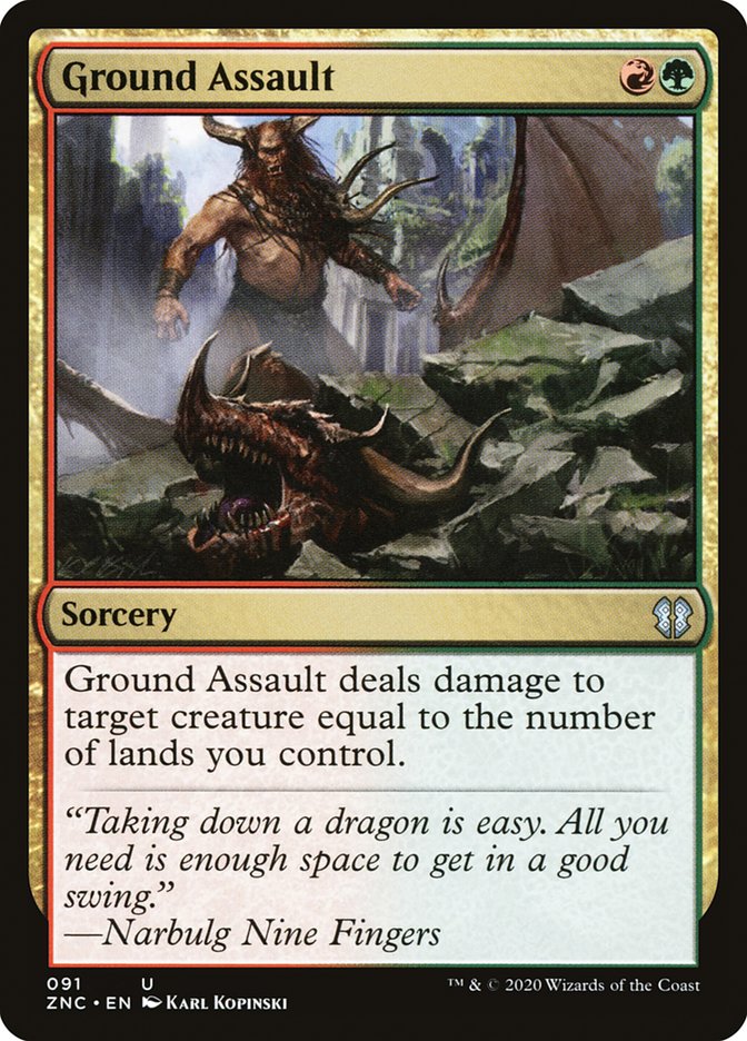 Ground Assault [Zendikar Rising Commander] | Card Merchant Takapuna