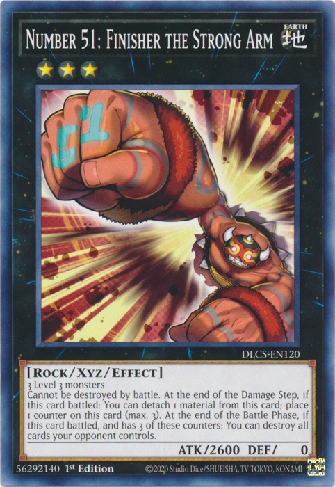 Number 51: Finisher the Strong Arm [DLCS-EN120] Common | Card Merchant Takapuna