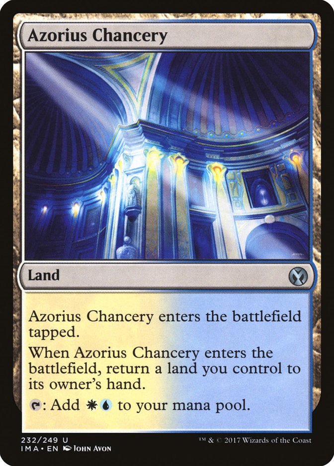 Azorius Chancery [Iconic Masters] | Card Merchant Takapuna