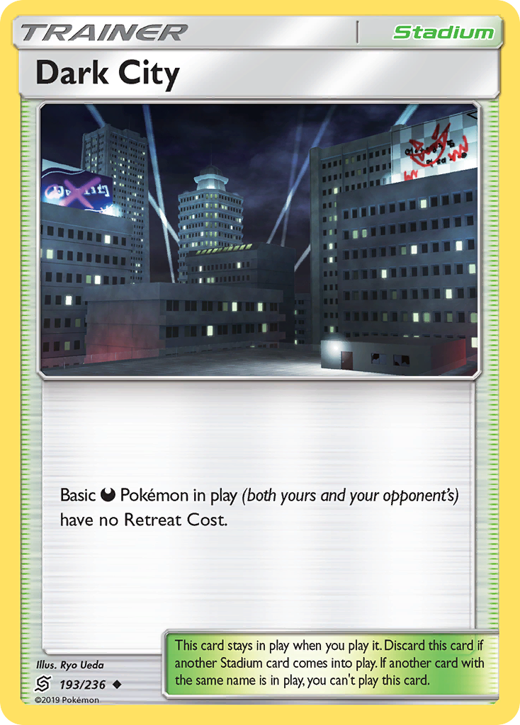 Dark City (193/236) [Sun & Moon: Unified Minds] | Card Merchant Takapuna