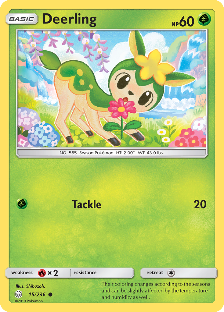 Deerling (15/236) [Sun & Moon: Cosmic Eclipse] | Card Merchant Takapuna