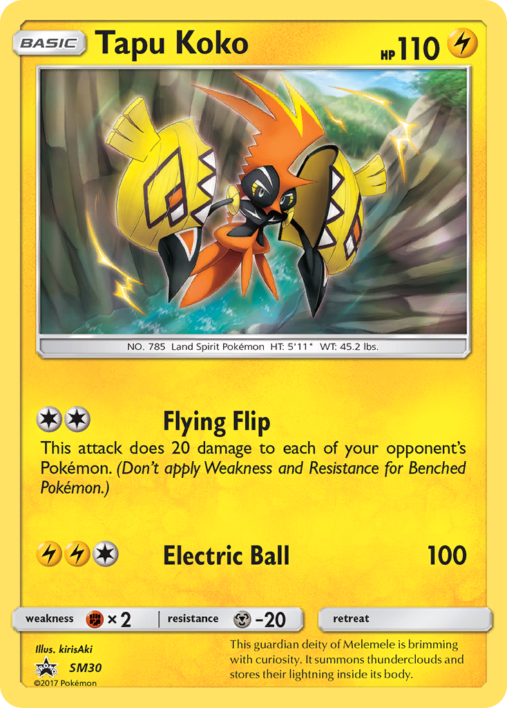 Tapu Koko (SM30) [Sun & Moon: Black Star Promos] | Card Merchant Takapuna