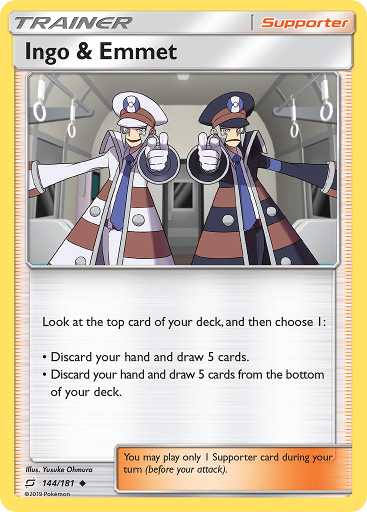 Ingo & Emmet (144/181) [Sun & Moon: Team Up] | Card Merchant Takapuna