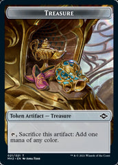 Golem // Treasure (21) Double-Sided Token [Modern Horizons 2 Tokens] | Card Merchant Takapuna