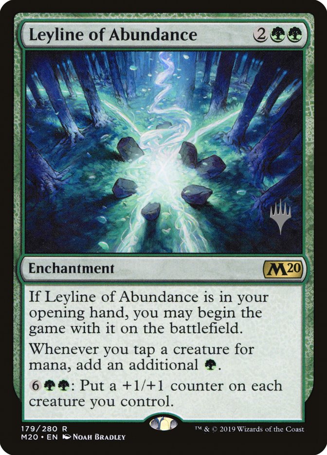 Leyline of Abundance (Promo Pack) [Core Set 2020 Promos] | Card Merchant Takapuna