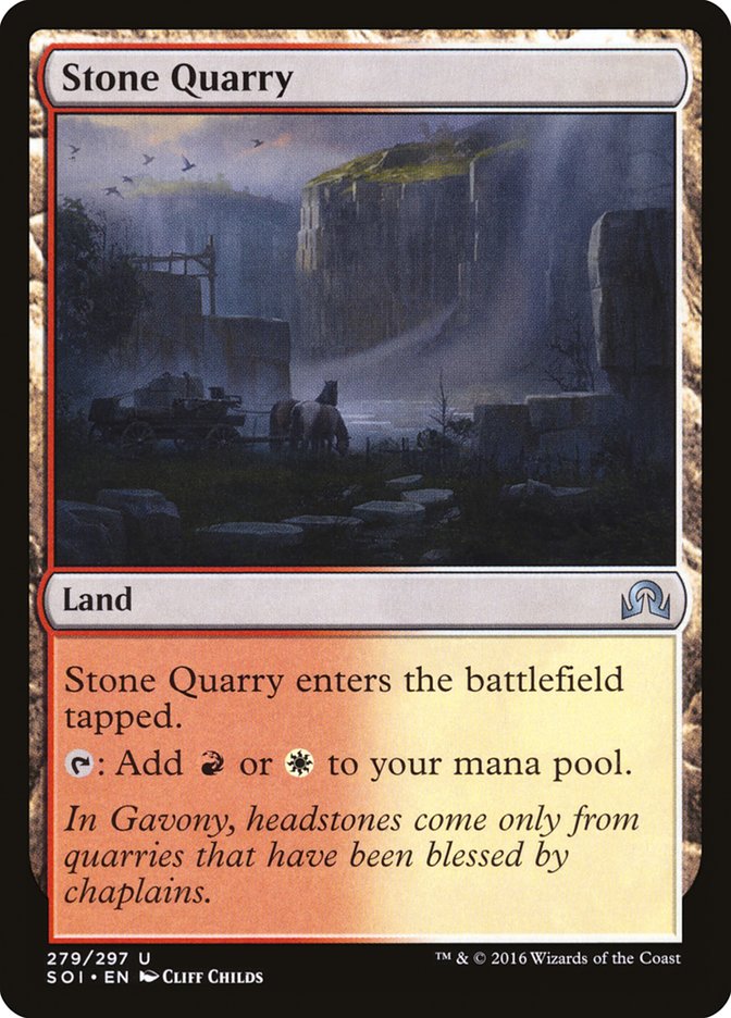 Stone Quarry [Shadows over Innistrad] | Card Merchant Takapuna