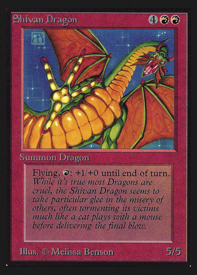 Shivan Dragon [International Collectors' Edition] | Card Merchant Takapuna