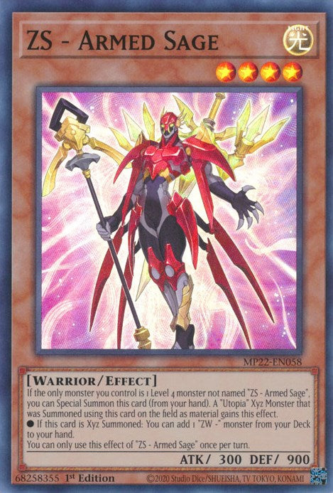 ZS - Armed Sage [MP22-EN058] Super Rare | Card Merchant Takapuna