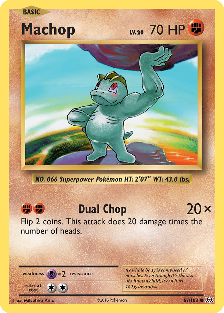 Machop (57/108) [XY: Evolutions] | Card Merchant Takapuna