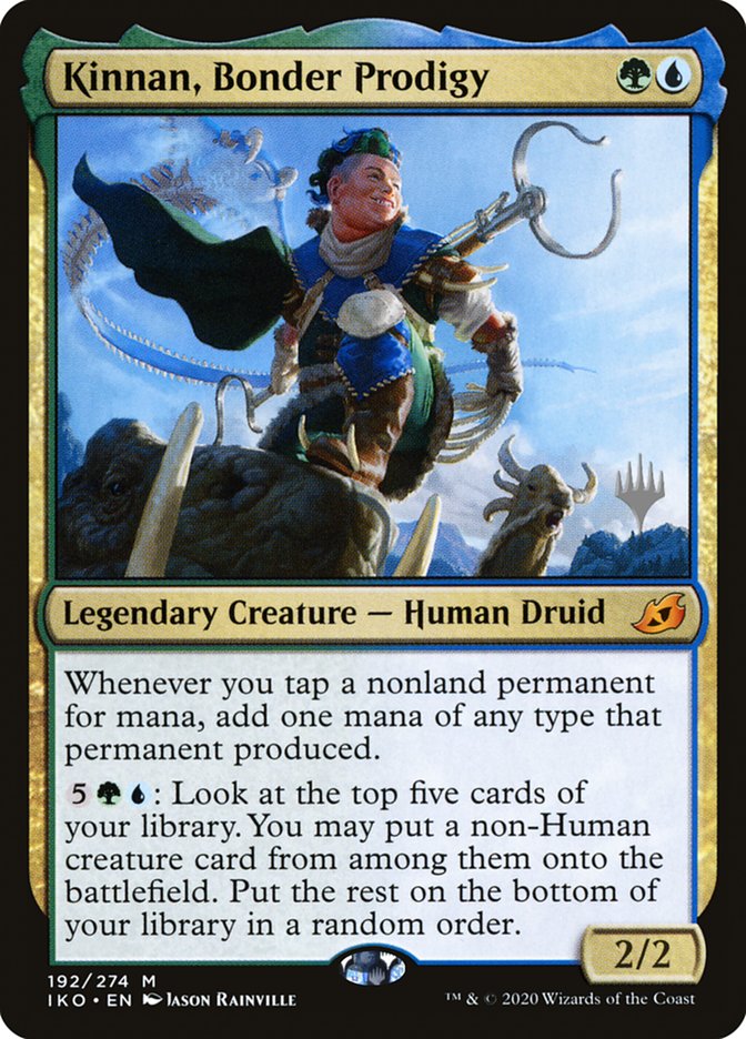 Kinnan, Bonder Prodigy (Promo Pack) [Ikoria: Lair of Behemoths Promos] | Card Merchant Takapuna