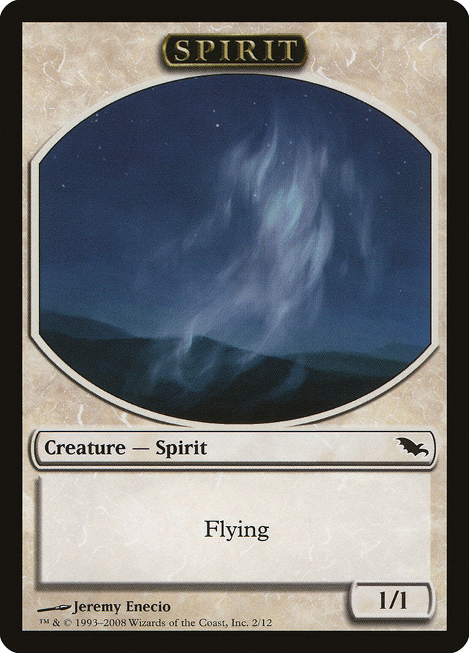 Spirit Token [Shadowmoor Tokens] | Card Merchant Takapuna