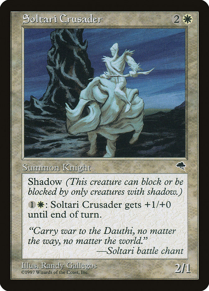 Soltari Crusader [Tempest] | Card Merchant Takapuna