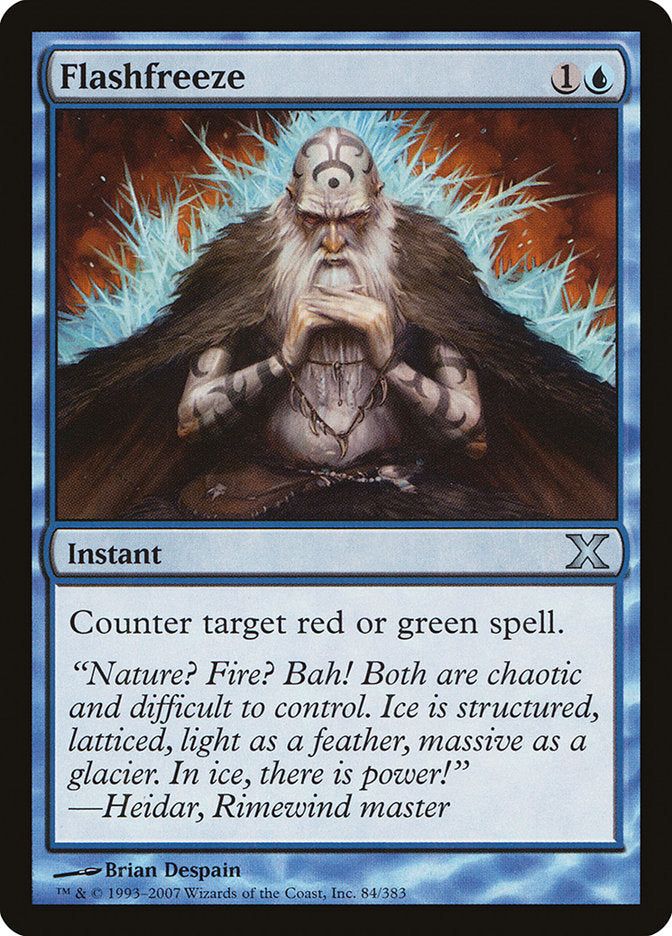 Flashfreeze [Tenth Edition] | Card Merchant Takapuna