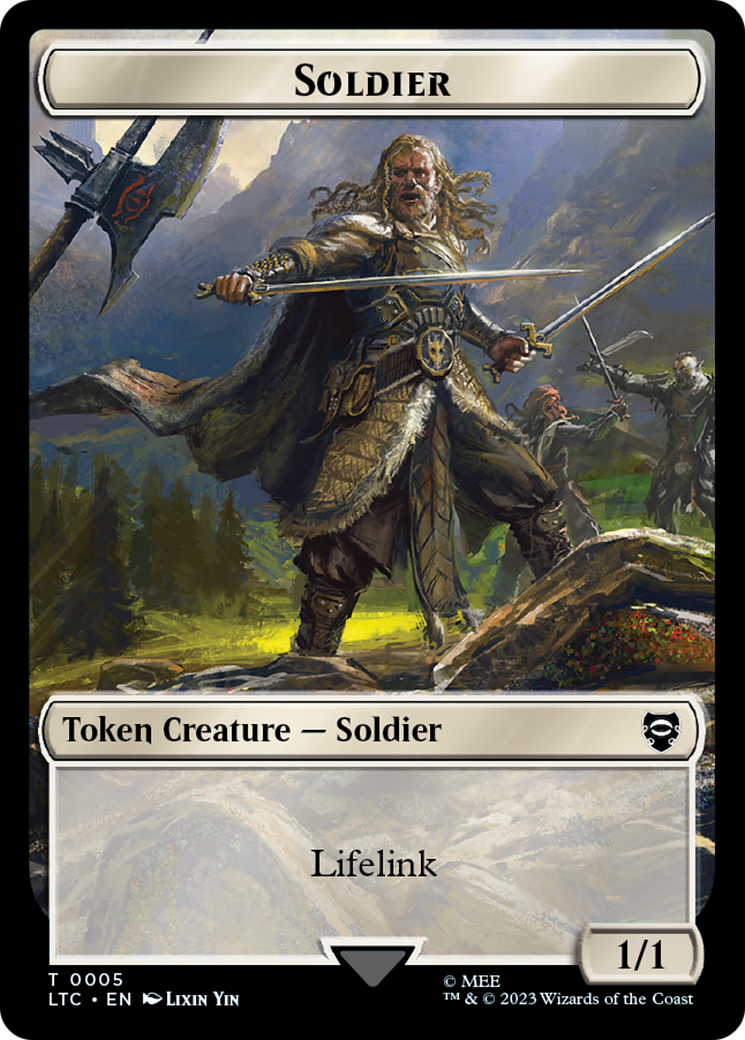 Soldier // Food Token [The Lord of the Rings: Tales of Middle-Earth Commander Tokens] | Card Merchant Takapuna