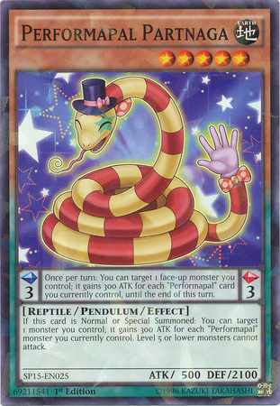 Performapal Partnaga [SP15-EN025] Shatterfoil Rare | Card Merchant Takapuna