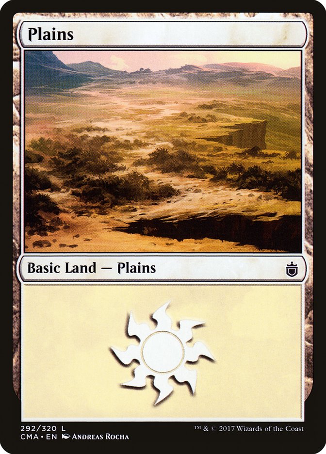 Plains (292) [Commander Anthology] | Card Merchant Takapuna