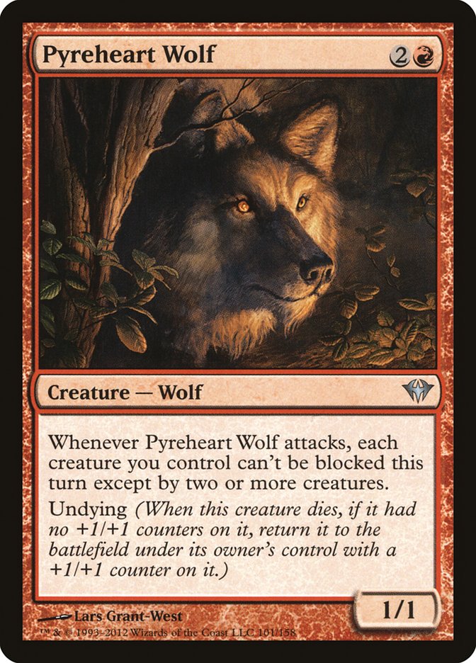 Pyreheart Wolf [Dark Ascension] | Card Merchant Takapuna