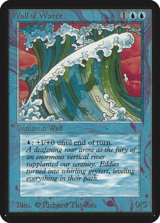 Wall of Water [Alpha Edition] | Card Merchant Takapuna