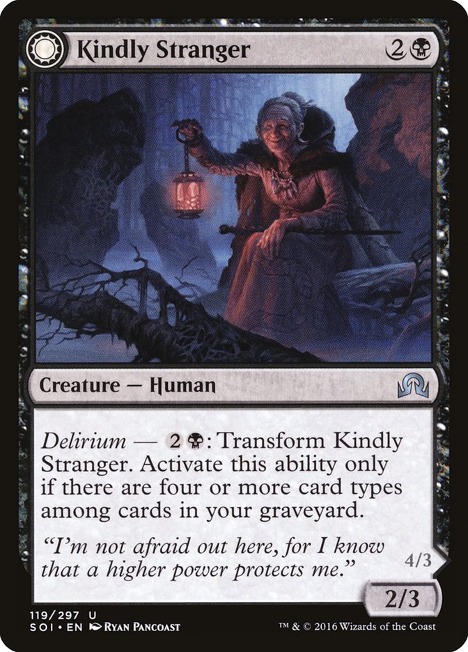 Kindly Stranger // Demon-Possessed Witch [Shadows over Innistrad] | Card Merchant Takapuna