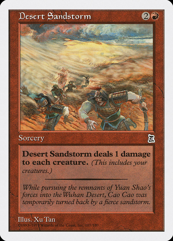 Desert Sandstorm [Portal Three Kingdoms] | Card Merchant Takapuna