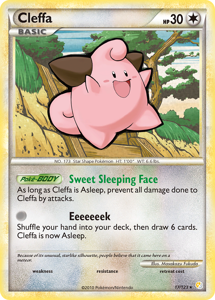 Cleffa (17/123) [HeartGold & SoulSilver: Base Set] | Card Merchant Takapuna