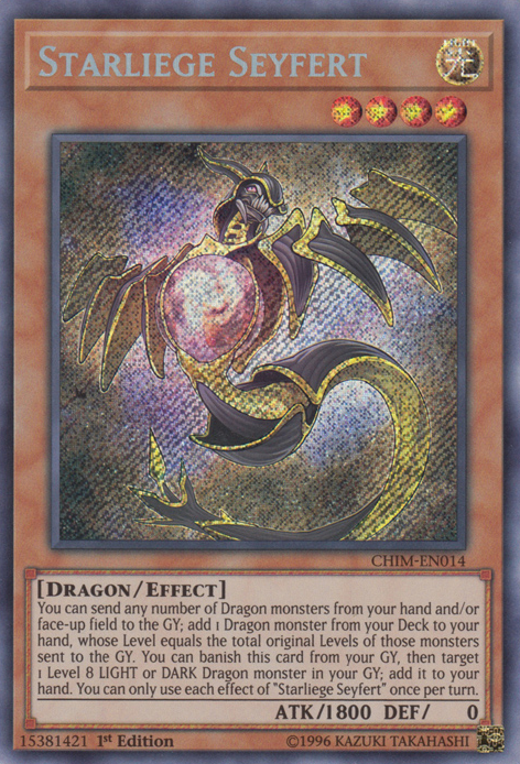 Starliege Seyfert [CHIM-EN014] Secret Rare | Card Merchant Takapuna