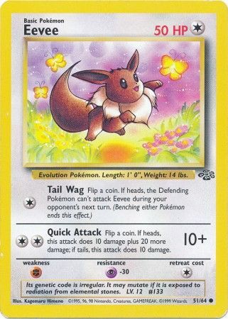 Eevee (51/64) [Jungle Unlimited] | Card Merchant Takapuna