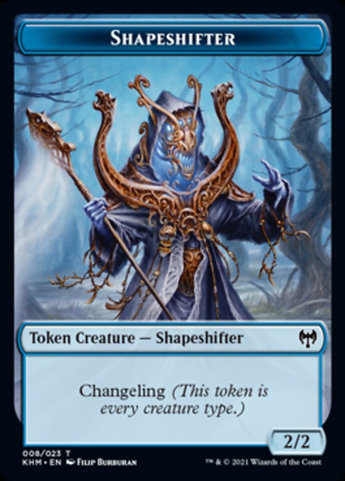 Shapeshifter Token [Kaldheim Tokens] | Card Merchant Takapuna