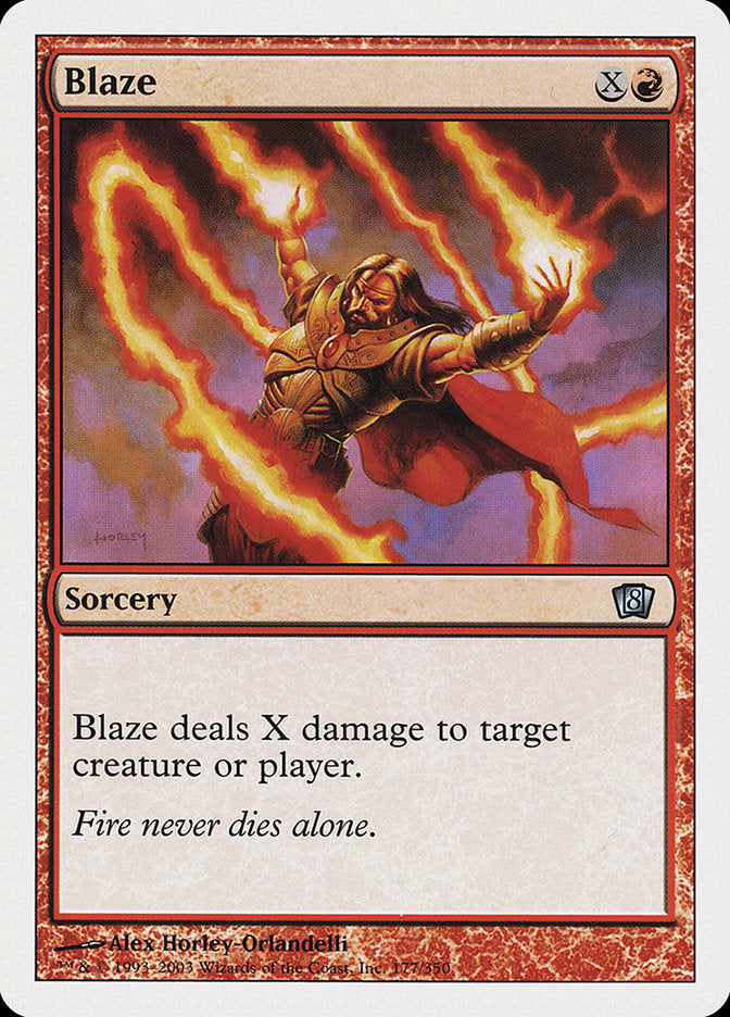 Blaze [Eighth Edition] | Card Merchant Takapuna