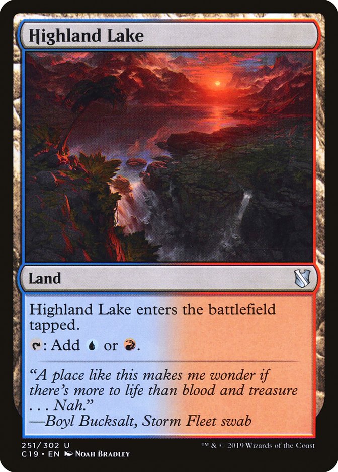 Highland Lake [Commander 2019] | Card Merchant Takapuna