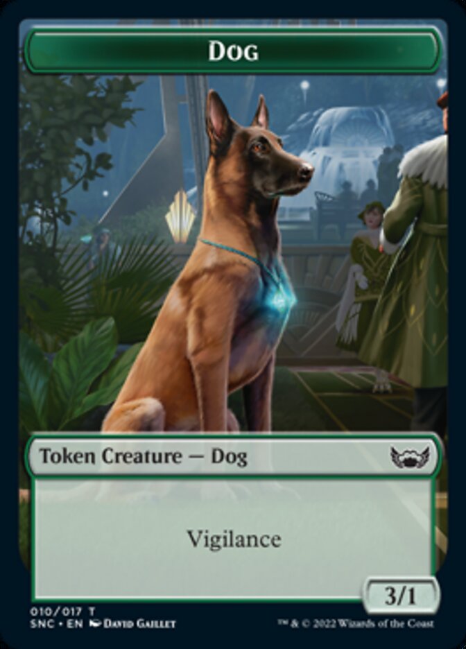 Treasure (013) // Dog Double-Sided Token [Streets of New Capenna Tokens] | Card Merchant Takapuna