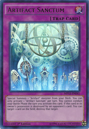 Artifact Sanctum [MP15-EN041] Ultra Rare | Card Merchant Takapuna