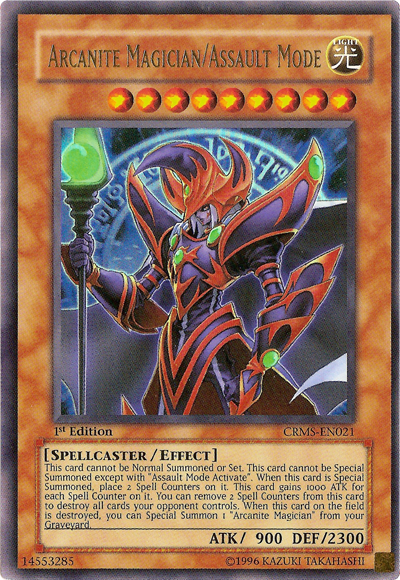 Arcanite Magician/Assault Mode [CRMS-EN021] Ultra Rare | Card Merchant Takapuna