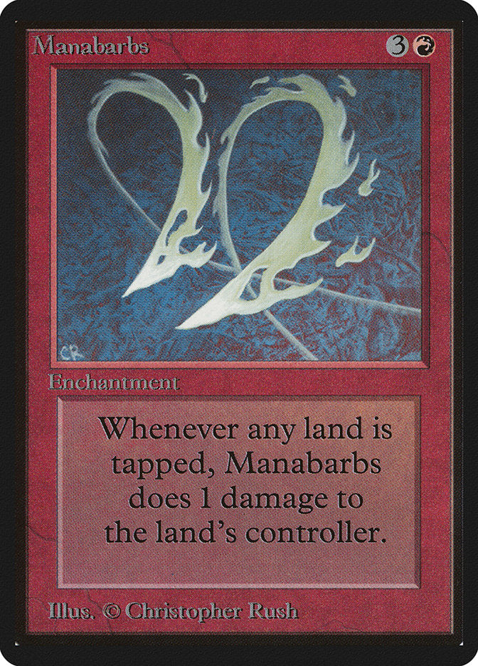 Manabarbs [Beta Edition] | Card Merchant Takapuna